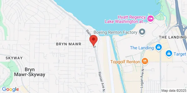 Map of 11625 Rainier Ave S Ste 102 Seattle, WA 98178