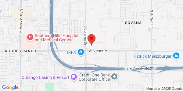 Map of 8530 W Sunset Rd Las Vegas, NV 89113