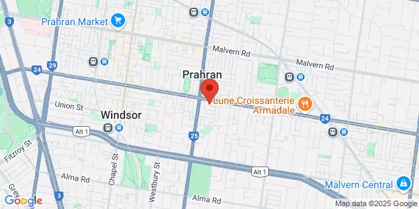 Map of Suite 5 444-456 High St Prahran Victoria 3181 Australia