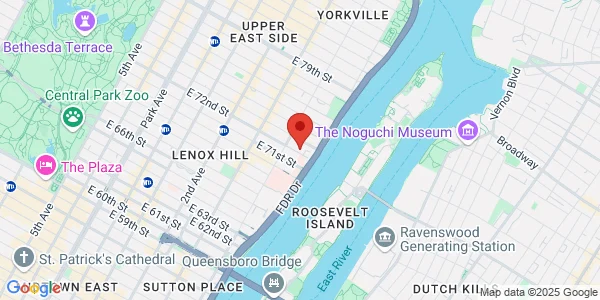 Map of 523 East 72nd St New York, NY 10021