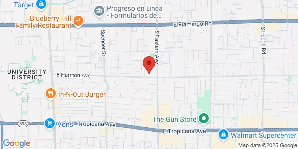 Map of 4475 S Eastern Ave Ste 1300 Las Vegas, NV 89119