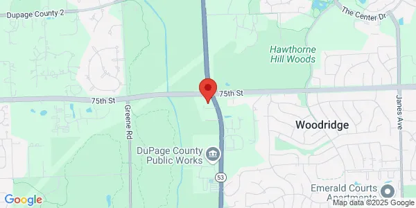 Map of 3329 75th St Woodridge, IL 60517