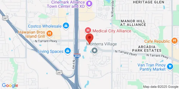 Map of 3160 N Tarrant Pkwy Fort Worth, TX 76177