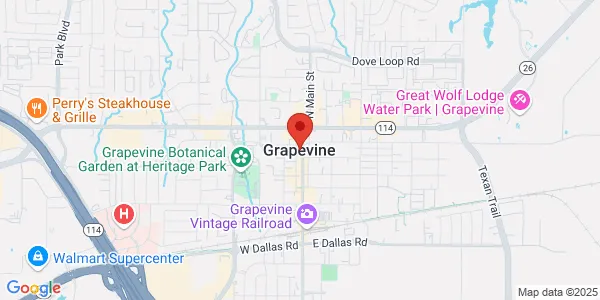 Map of 2401 Ira E Wds Ave Ste 600 Grapevine, TX 76051