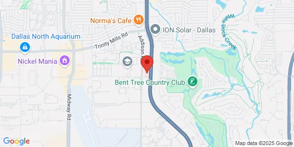 Map of 17051 Dallas Pkwy Ste 200 Addison, TX 75001
