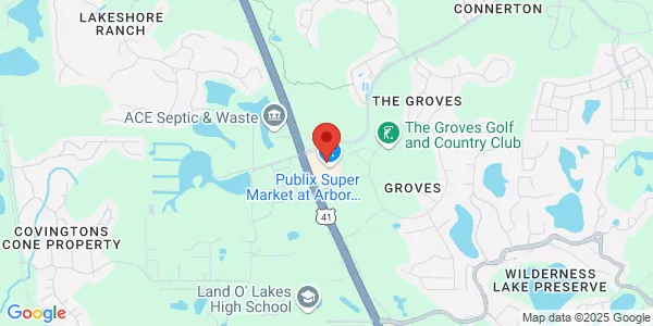 Map of 7842 Land O Lakes Blvd Ste 119 Land O Lakes, FL 34638