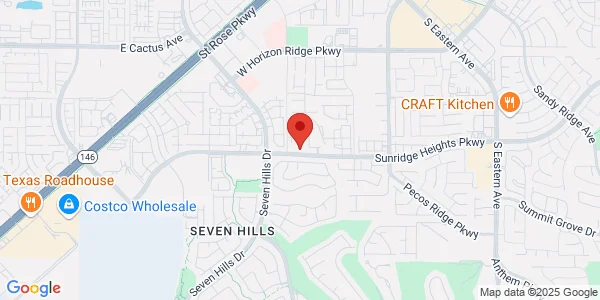 Map of 2960 Sunridge Heights Pkwy Ste 100 Henderson, NV 89052