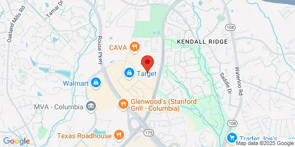 Map of 6100 Dobbin Rd Ste A Columbia, MD 21045