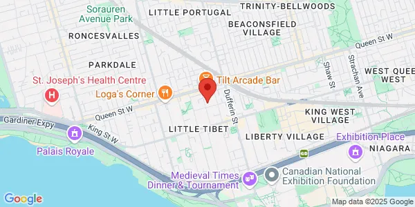 Map of 35 Elm Grove Ave. Toronto, ON M6K 2J2 Canada