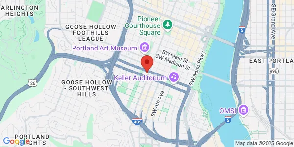 Map of 1505 SW Broadway Portland, OR 97201