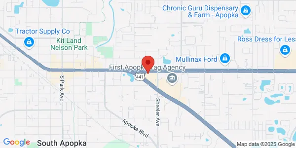 Map of 840 E Semoran Blvd Apopka, FL 32703