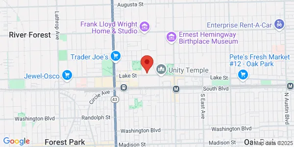 Map of 932 Lake St Ste 300 Oak Park, IL 60301