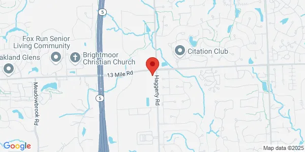 Map of 29409 Haggerty Rd Ste 100 Novi, MI 48377