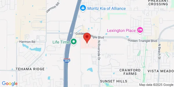 Map of 10840 Texas Health Trl Ste 140 Fort Worth, TX 76244