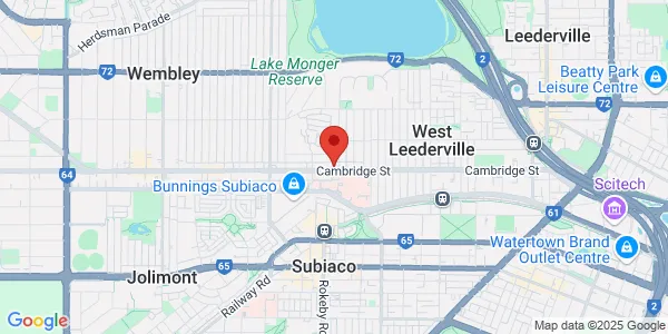 Map of 178 Cambridge St Wembley Western Australia 6014 Australia