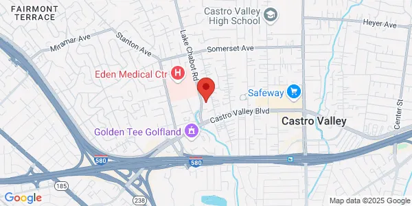 Map of 20400 Lake Chabot Road Ste 102 Castro Valley, CA 94546