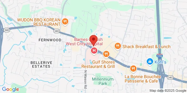 Map of 12655 Olive Blvd Saint Louis, MO 63141