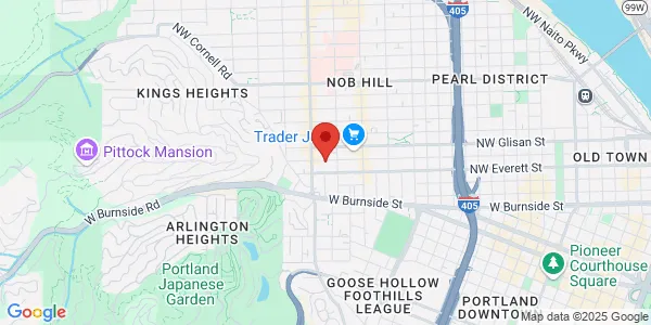 Map of 2250 NW Flanders St Ste 109 Portland, OR 97210