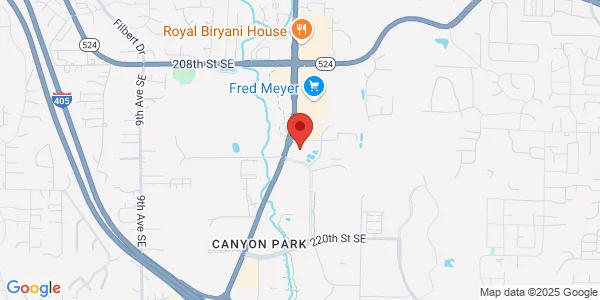 Map of 1909 214th St Se Ste 110 Bothell, WA 98201