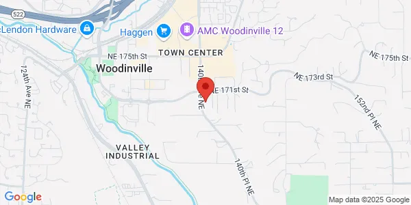 Map of 16916 140th Ave NE Woodinville, WA 98072