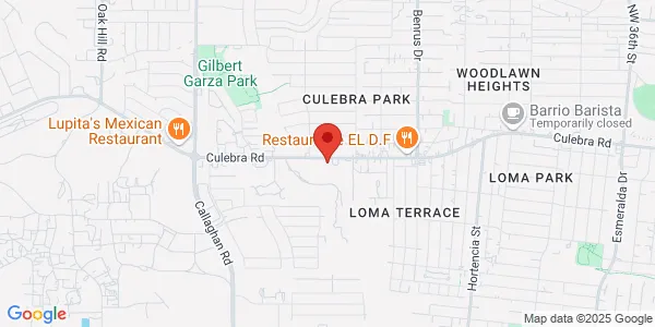 Map of 4436 Culebra Rd Ste 3 San Antonio, TX 78228