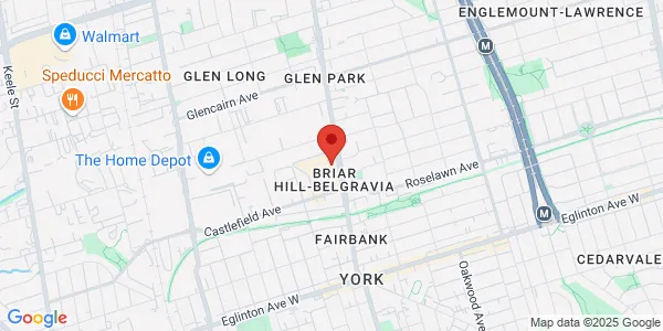Map of 2700 Dufferin Street Unit 56 Toronto, ON M6B 4J3 Canada