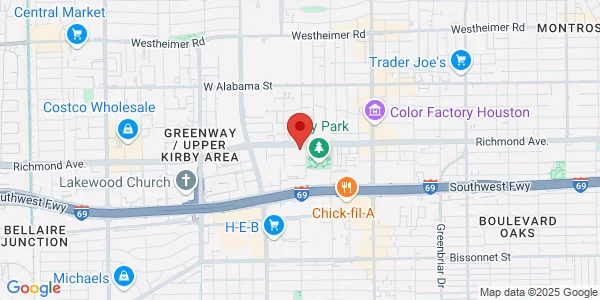 Map of 3101 Richmond Ave Ste 200 Houston, TX 77098