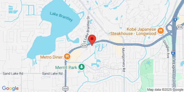 Map of 2650 W State Rd 434 Longwood, FL 32779