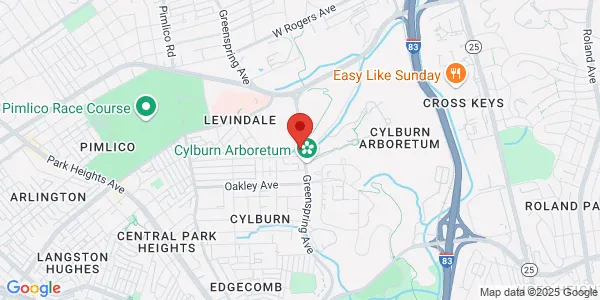 Map of 2400 Cylburn Ave Baltimore, MD 21215