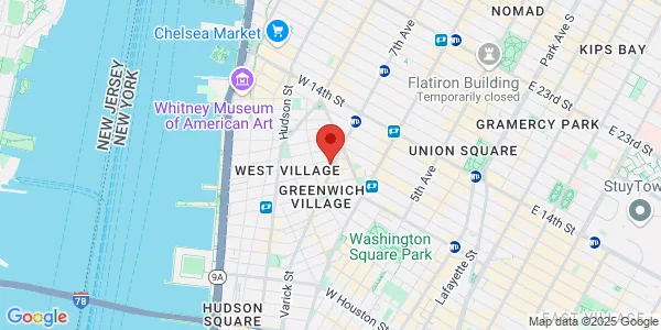 Map of 160 7th Ave S New York, NY 10014
