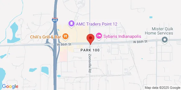 Map of 8583 Zionsville Rd Indianapolis, IN 46268