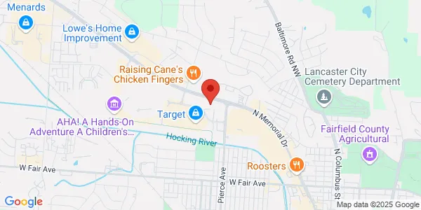 Map of 1241 River Valley Blvd Lancaster, OH 43130