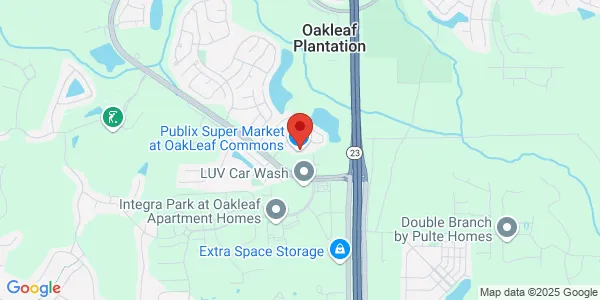 Map of 1075 Oakleaf Plantation Pkwy Ste 108 Orange Park, FL 32065