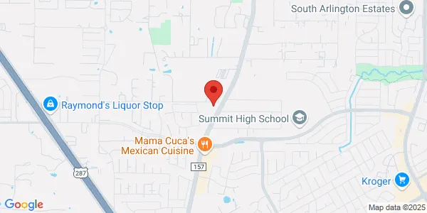 Map of 3601 Hwy 157 N Mansfield, TX 76063