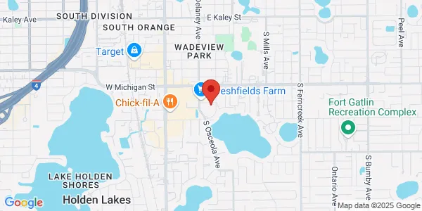 Map of 2863 S Delaney Ave Orlando, FL 32806