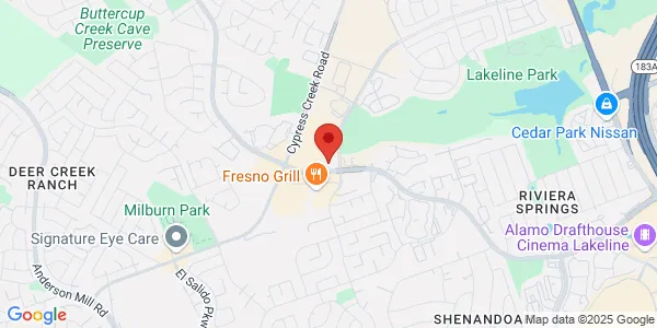 Map of 1860 S Lakeline Blvd Cedar Park, TX 78613