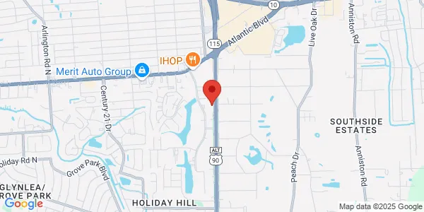 Map of 1906 Southside Blvd Jacksonville, FL 32216