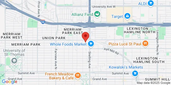 Map of 1619 Dayton Ave Ste 205 Saint Paul, MN 55104