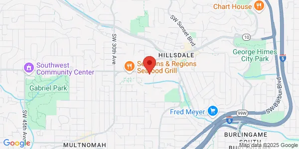 Map of 2400 SW Vermont St Portland, OR 97219