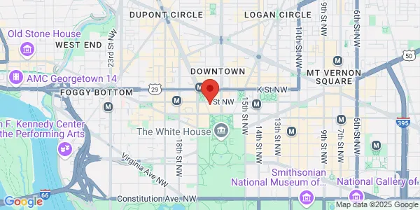 Map of 815 Connecticut Ave NW Washington, DC 20006