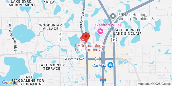 Map of 15415 N Florida Ave Tampa, FL 33613