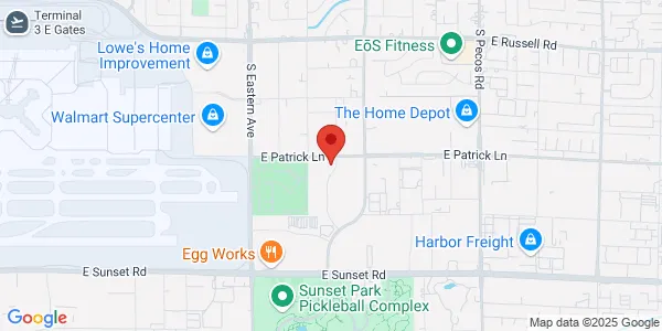 Map of 6135 Harrison Dr Ste 3 Las Vegas, NV 89120