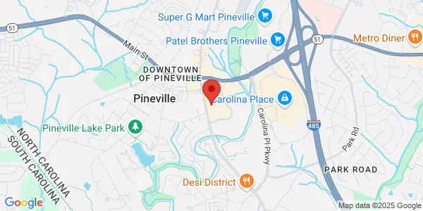 Map of 321 S Polk St Ste 2f Pineville, NC 28134