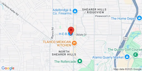 Map of 6841 San Pedro Ave San Antonio, TX 78216