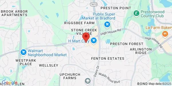 Map of 100 Cornerstone Dr Cary, NC 27519