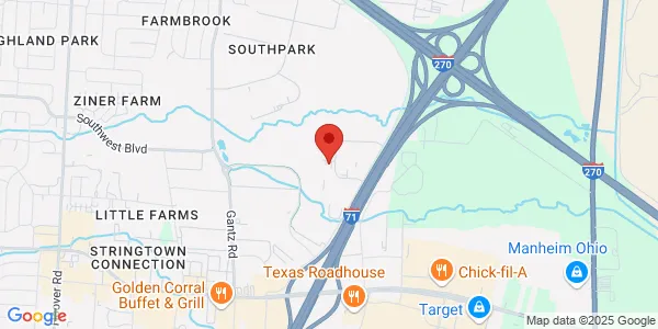 Map of 1725 Gateway Cir Grove City, OH 43123