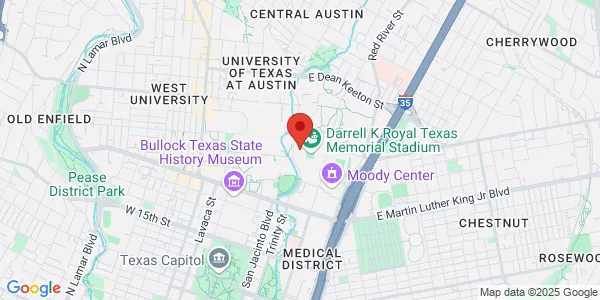 Map of 2109 San Jacinto Blvd D3700 Austin, TX 78712
