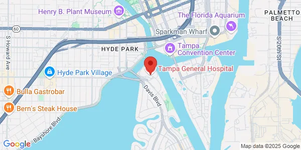 Map of 1 Tampa General Cir Ste J342 Tampa, FL 33606