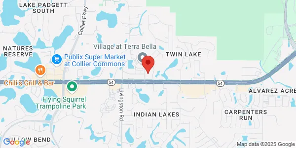Map of 2100 Via Bella Blvd Land O Lakes, FL 34639