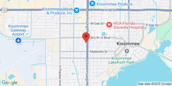 Map of 322 N John Young Pkwy Kissimmee, FL 34741